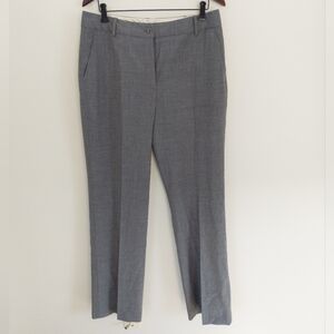 Talbots High Rise Wool Blend Trousers Gray Size 12